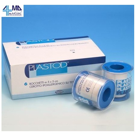 PLASTOD CEROTTI A ROCCHETTO 9,14MT X 2,5CM- IPOALLERGENICO IN TNT - (CONF. 12 PZ.)
