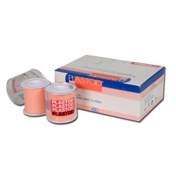 PLASTOD CEROTTI A ROCCHETTO IN TELA ROSA 5MT X 2,5CM - (CONF. 12 PZ.)