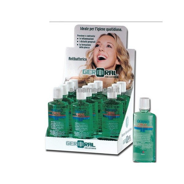 GERMO COLLUTTORIO GERMORAL - 300 ml - IN ESPOSITORE (12 FLACONI)