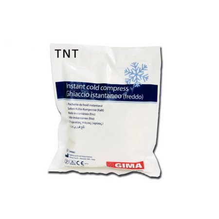 GIMA GHIACCIO ISTANTANEO IN BUSTA TNT 14X18 CM (CONF. 25 PZ.)