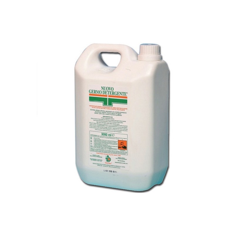 GERMO DISINFETTANTE AMBIENTALE DETERGENTE TANICA DA 3LT