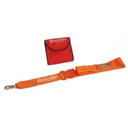 MORETTI SET DI 3 CINTURE DI SICUREZZA PER TAVOLA SPINALE CON ATTACCO A MOSCHETTONE