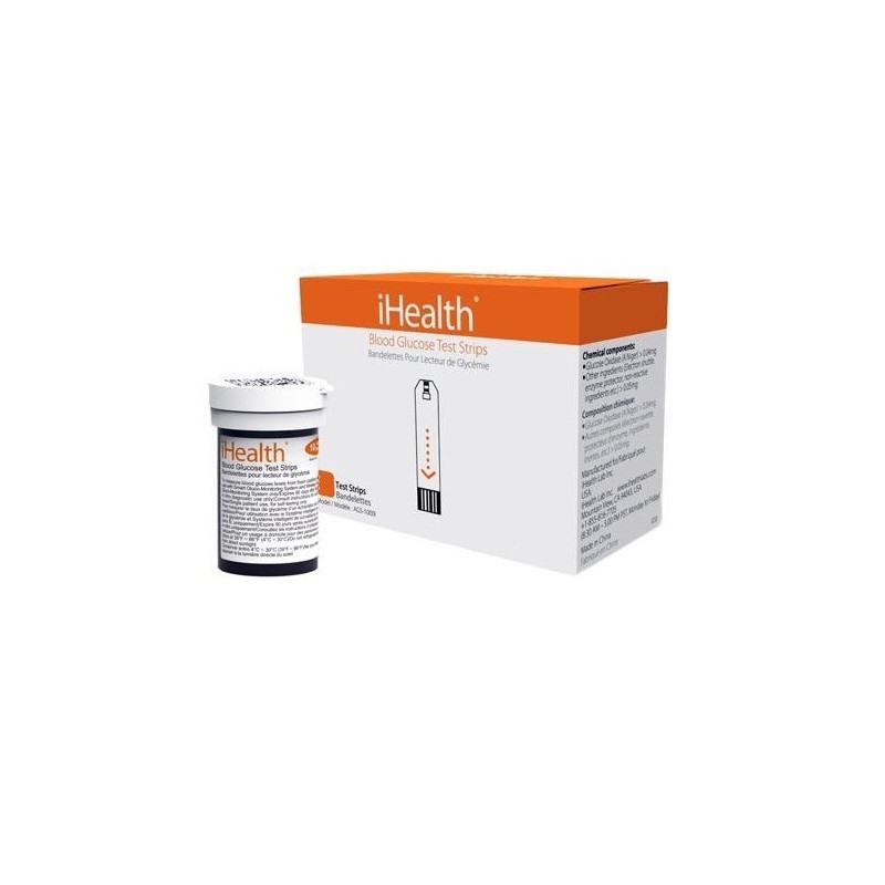 iHEALTH STRISCE GLICEMIA PER GLUCOMETRO iHEALTH  BG3 E BG5 (CONF. 25 PZ.)