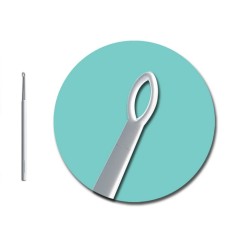 GIMA CURETTE AURICOLARI FLEX LOOP - BIANCO (CONF. 50 PZ.)