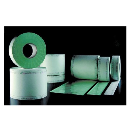 GIMA ROTOLI A SOFFIETTO PER STERILIZZAZIONE - 100X100X25 / 100X150X25  - (CONF. 4 PZ.)