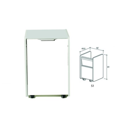 GIMA CASSETTIERA MODELLO S1 - COLORI BIANCO O AZZURRO