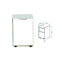 GIMA CASSETTIERA MODELLO S1 - COLORI BIANCO O AZZURRO