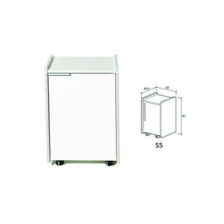 GIMA CASSETTIERA MODELLO S5 - COLORI BIANCO O AZZURRO