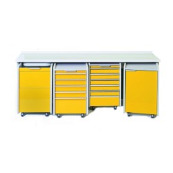 GIMA PIANO LAVORO BIANCO 234 CM - SENZA LAVELLO