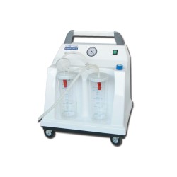 GIMA ASPIRATORE CHIRURGICO TOBI HOSPITAL - 2x2 l - 230 V - CON COMMUTATORE A PEDALE