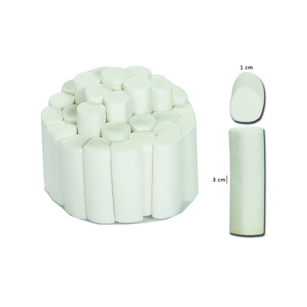 GIMA RULLI DI COTONE - 1 X 3.8 CM (CONF. 10.000 PZ.)