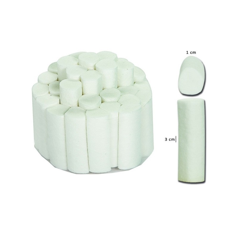 GIMA RULLI DI COTONE - 1 X 3.8 CM (CONF. 10.000 PZ.)