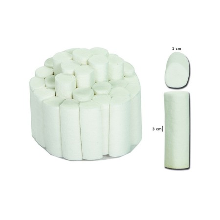GIMA RULLI DI COTONE - 1 X 3.8 CM (CONF. 10.000 PZ.)