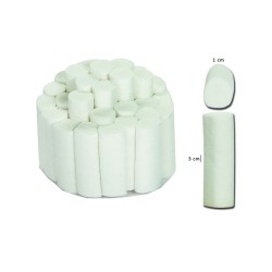 GIMA RULLI DI COTONE - 1 X 3.8 CM (CONF. 10.000 PZ.)