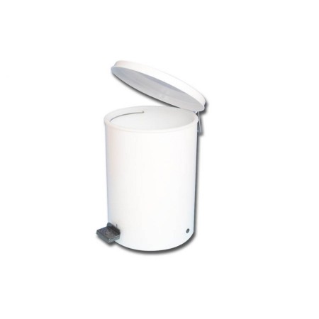 GIMA CESTINO RIFIUTI - ACCIAIO SMALTATO - CON SECCHIELLO IN PLASTICA