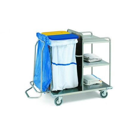 GIMA CARRELLO LAVANDERIA - ACCIAO INOX