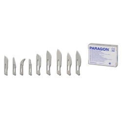 PARAGON LAME PER BISTURI MONOUSO STERILI Nº 10/11/12/15/20/21/22/23/24 (CONF. 100 PZ.)