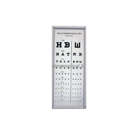 GIMA OTTOTIPO NON LUMINOSO DECIMALE MISTO - 3 m