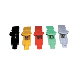 MORETTI ADATTATORI PER ELETTRODI A CLIP O FRANCOBOLLO - 4 MM UNIVERSALE - (CONF. 10 PZ.)