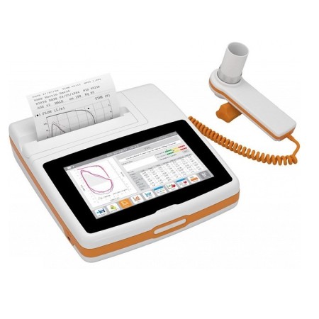 MIR SPIROMETRO A COLORI CON STAMPANTE E SATURIMETRO NUOVO SPIROLAB + 1.000 BOCCAGLI MONOUSO - (SPEDIZIONE GRATUITA)