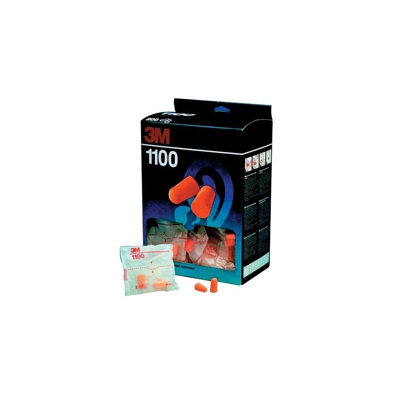 3M TAPPI AURICOLARI MODELLO 1100 (CONF. 200 COPPIE)