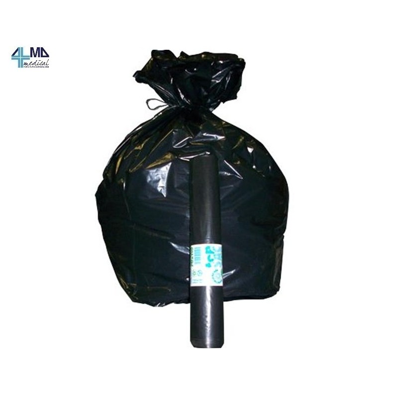 ALMAMEDICAL SACCHI PER IMMONDIZIA - 70X110 CM - 120 LT - 30 µm - NERO