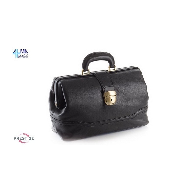 MORETTI BORSA PER MEDICO IN PELLE DI VITELLO PIENO FIORE - MODELLO LONDRA