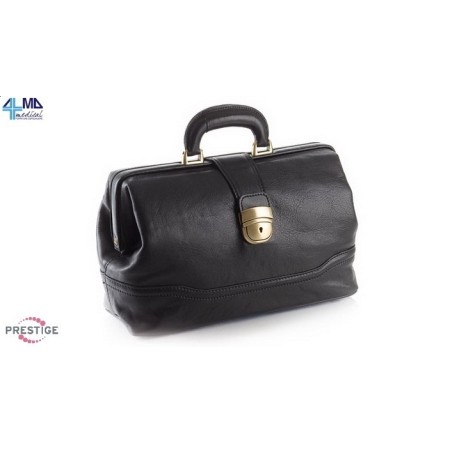 MORETTI BORSA PER MEDICO IN PELLE DI VITELLO PIENO FIORE - MODELLO LONDRA