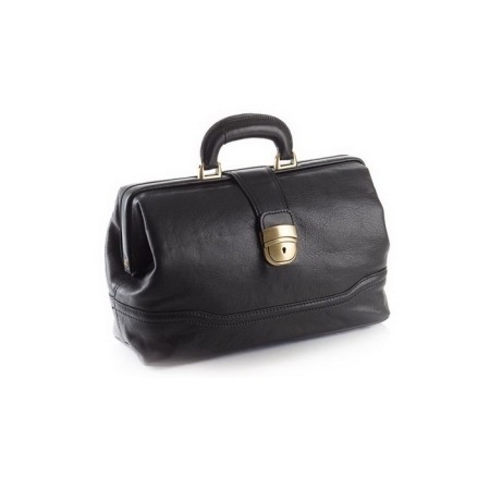 MORETTI BORSA PER MEDICO IN PELLE DI VITELLO PIENO FIORE - MODELLO BOSTON