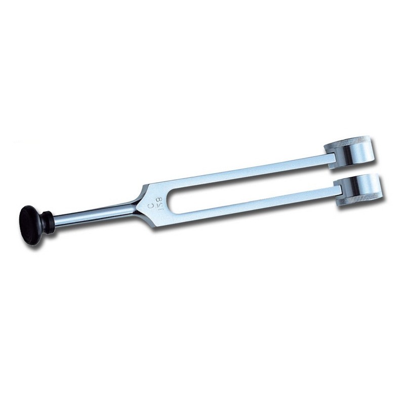 GIMA DIAPASON IN ALLUMINIO 128 HZ CON PESI E PIEDINO