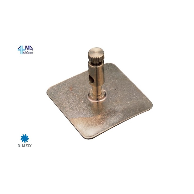 MORETTI ELETTRODO PER E.C.G. IN ALPACCA - ATTACCO UNIVERSALE