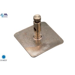 MORETTI ELETTRODO PER E.C.G. IN ALPACCA - ATTACCO UNIVERSALE