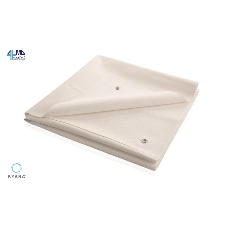 MORETTI LENZUOLINO IN COTONE FELPATO E POLIURETANO CON ANELLI- MISURE DIVERSE