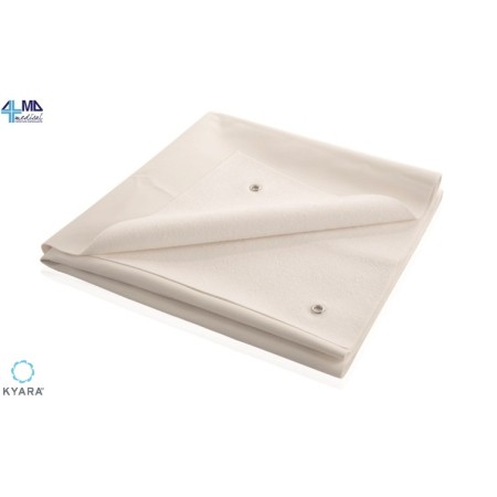 MORETTI LENZUOLINO IN COTONE FELPATO E POLIURETANO CON ANELLI- MISURE DIVERSE