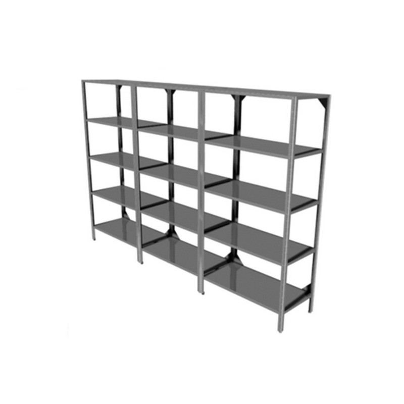 GIMA SCAFFALATURA INOX 5 RIPIANI