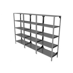 GIMA SCAFFALATURA INOX 5 RIPIANI