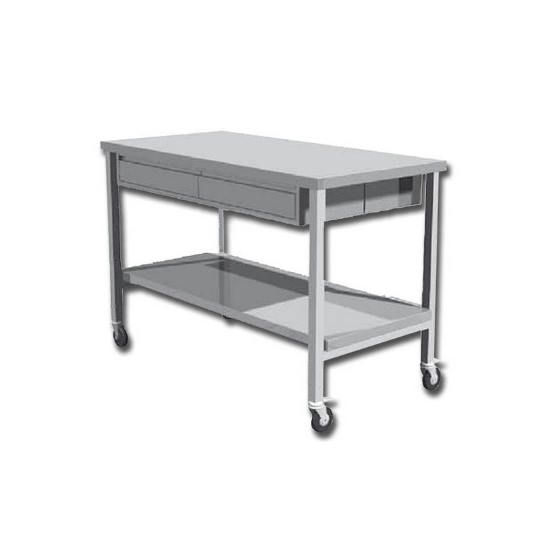 GIMA TAVOLO DA LAVORO INOX