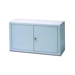 GIMA ARMADIO PENSILE A 2 ANTE IN ACCIAIO BATTENTE VERNICIATO