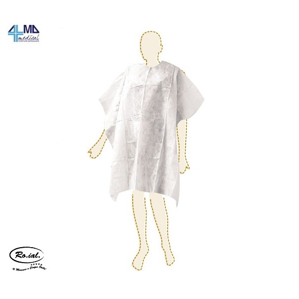 RO.IAL. MANTELLINA MONOUSO IN TNT - CON VELCRO - COLORI DIVERSI - (CONF. 200 PZ.)