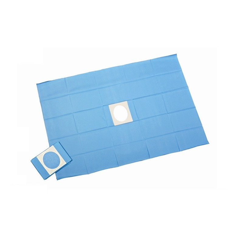 GIMA TELO CHIRURGICO STERILE CON FORO ADESIVO CM. 100X150 (CONF. 25 PZ.)