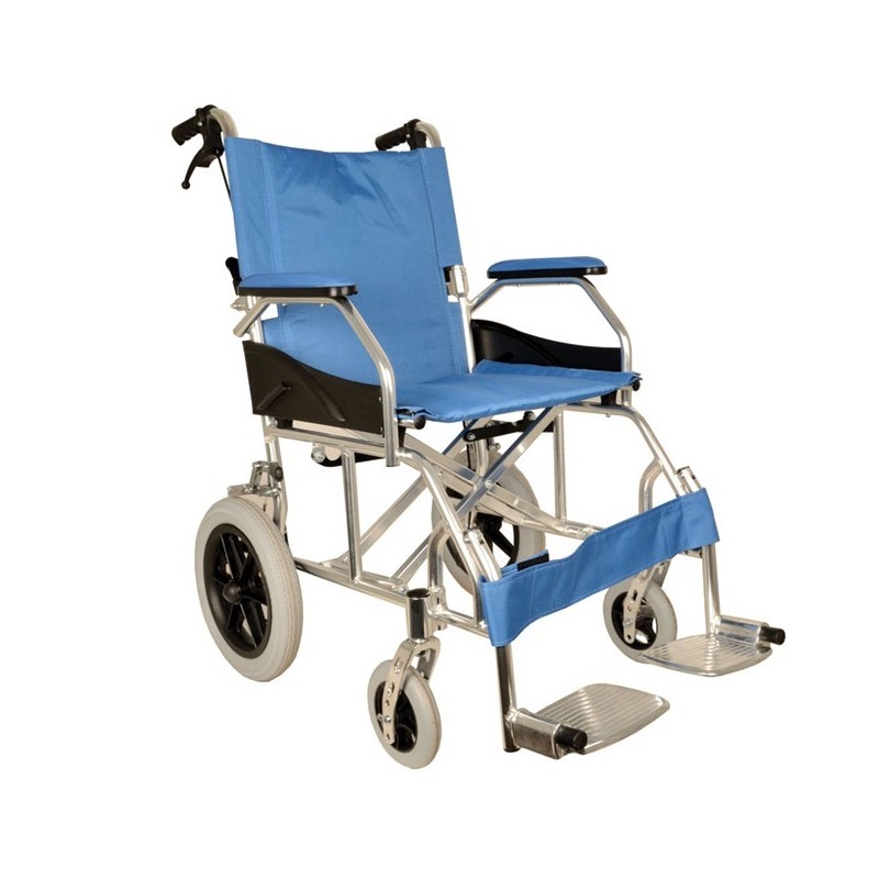 GIMA CARROZZINA PIEGHEVOLE ULTRA LEGGERA IN ALLUMINIO QUEEN - BLU