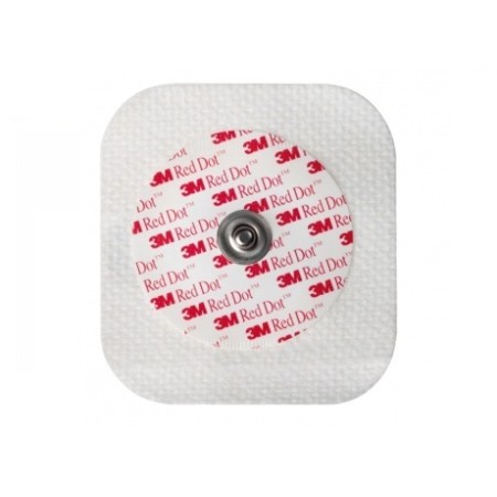 3M ELETTRODI DIAFORETICI CON SUPPORTO IN MEDIPORE E TAMPONE ABRASIVO RED DOT 2271 - (CONF. 1.000 PZ.)