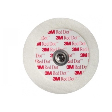 3M ELETTRODI PEDIATRICI PREGELLATI CON SUPPORTO IN MICROPORE RED DOT 2248 - (CONF. 1.000 PZ.)