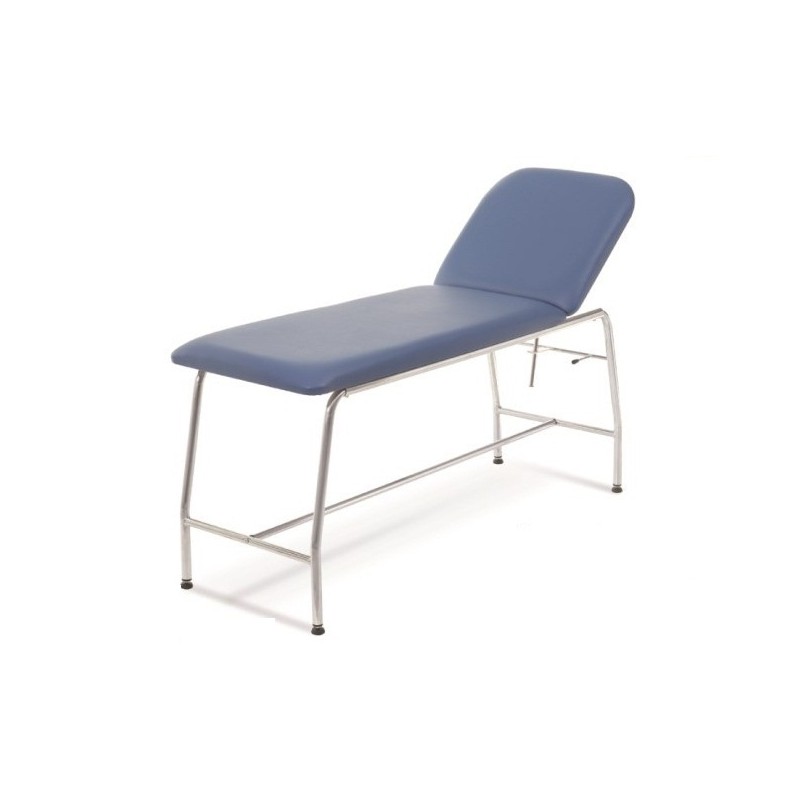 MORETTI LETTINO DA VISITA MEDICA CROMATO - NUOVO LYBRA 180KG - (BIANCO, BLU O NERO)