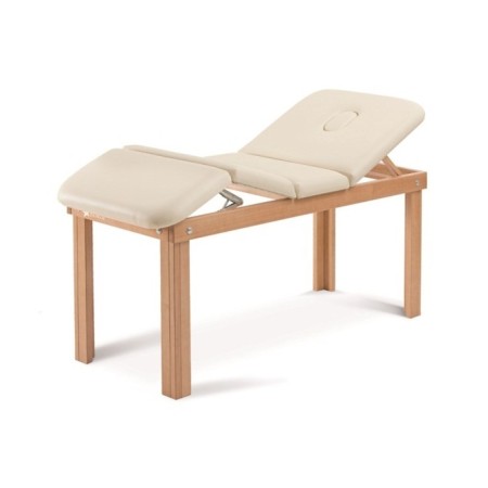 MORETTI LETTINO IN LEGNO 4 SEZIONI PER TRATTAMENTI, MASSAGGI E VISITA CON FORO FACCIALE - DENEB - 200KG