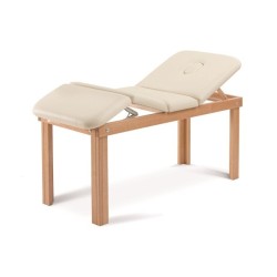 MORETTI LETTINO IN LEGNO 4 SEZIONI PER TRATTAMENTI, MASSAGGI E VISITA CON FORO FACCIALE - DENEB - 200KG