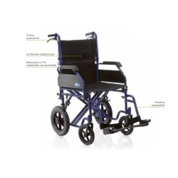 MORETTI CARROZZINA PIEGHEVOLE DA TRANSITO ARDEA GO UP! CROCIERA DOPPIA - MISURE SEDUTA DIVERSE