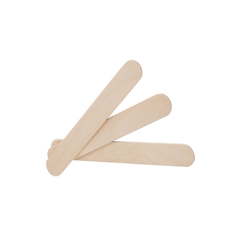 RO.IAL. SPATOLE SPALMACERA IN LEGNO PER CERETTA DEPILAZIONE - (CONF. 100 PZ.)