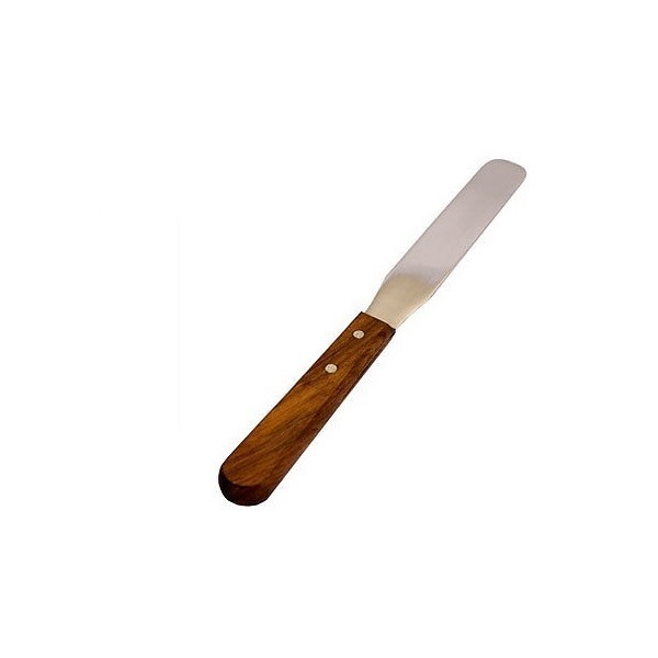 RO.IAL. SPATOLA SPALMACERA IN ACCIAIO INOX DRITTA PER CERETTA DEPILAZIONE