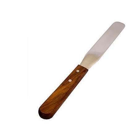 RO.IAL. SPATOLA SPALMACERA IN ACCIAIO INOX DRITTA PER CERETTA DEPILAZIONE